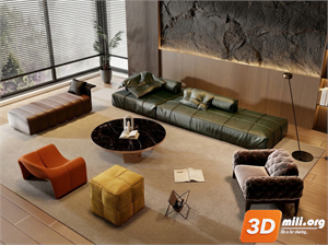 Sofa Minotti Skp Files 